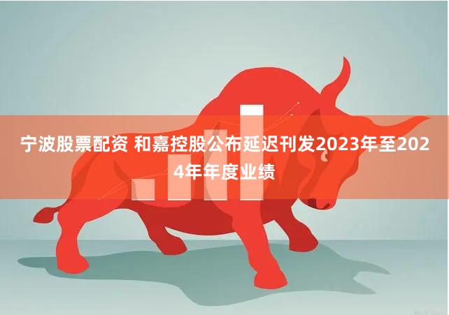 宁波股票配资 和嘉控股公布延迟刊发2023年至2024年年度业绩